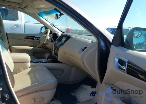 2014 Nissan Pathfinder Hybrid Platinum from USA, damaged, VIN 5N1CR2MNXEC653862